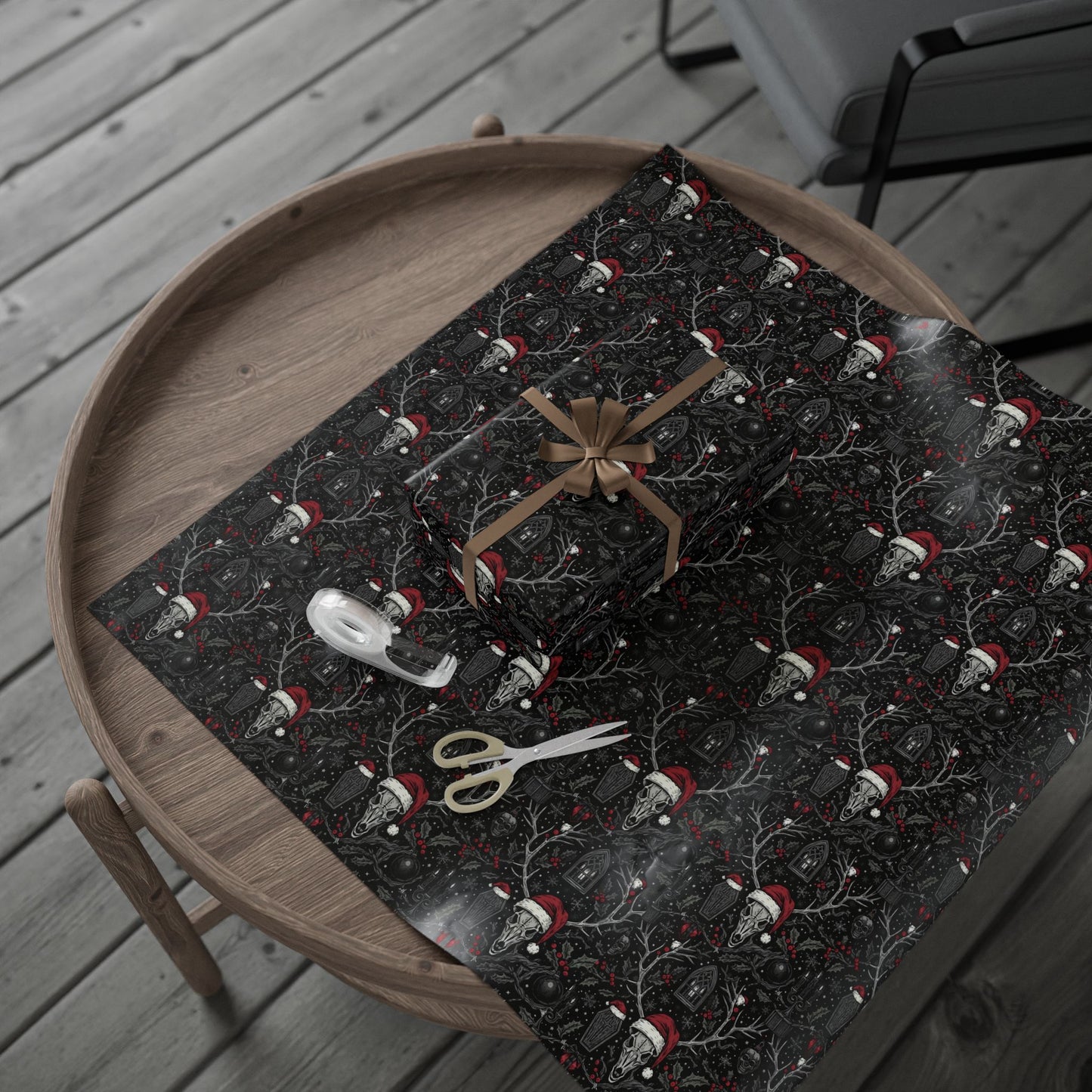 Noel Noir Wrapping Paper Roll