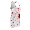 Blood Splatter Print Racerback Dress