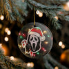 Ghost Face Ceramic Ornament