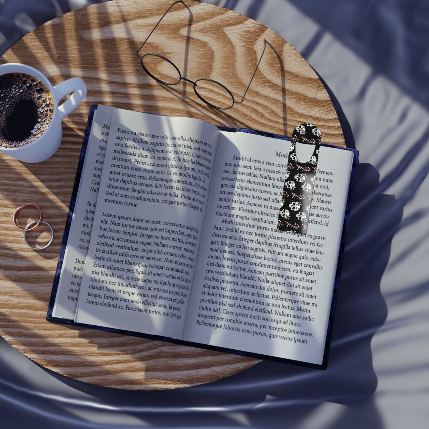 Goth Christmas Magnetic Bookmark