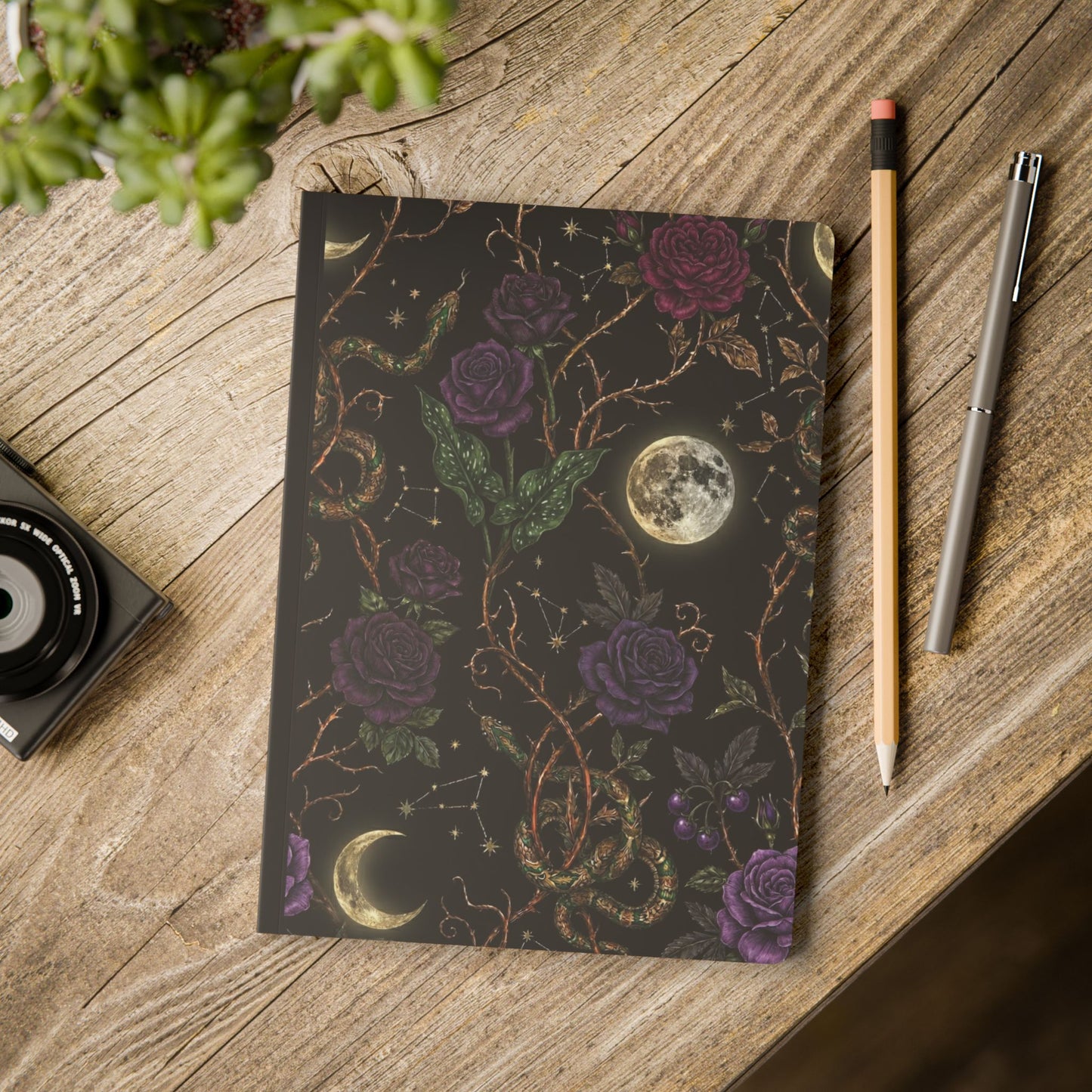 Velvet Nightshade Softcover Notebook