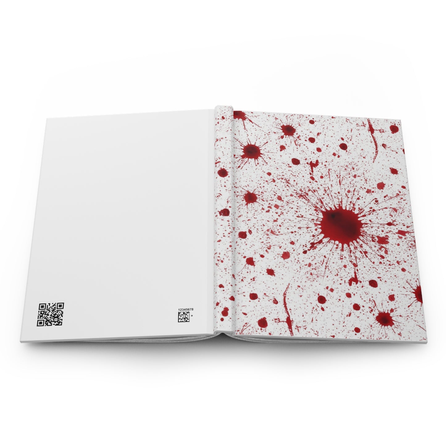 Blood Splatter Hardcover Journal