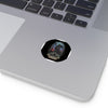 Gothic Round Vinyl Stickers - 'Only Shadows and Screams' Design