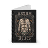 Asylum Relics Themed Spiral Notebook - Dark Aesthetic Writing Journal