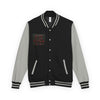 Letterman Gothic 13 Red Metal Patch Varsity Jacket