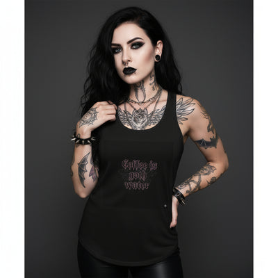 Women's Goth Water Racerback Tank