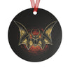 Ozzy Bat Metal Ornament