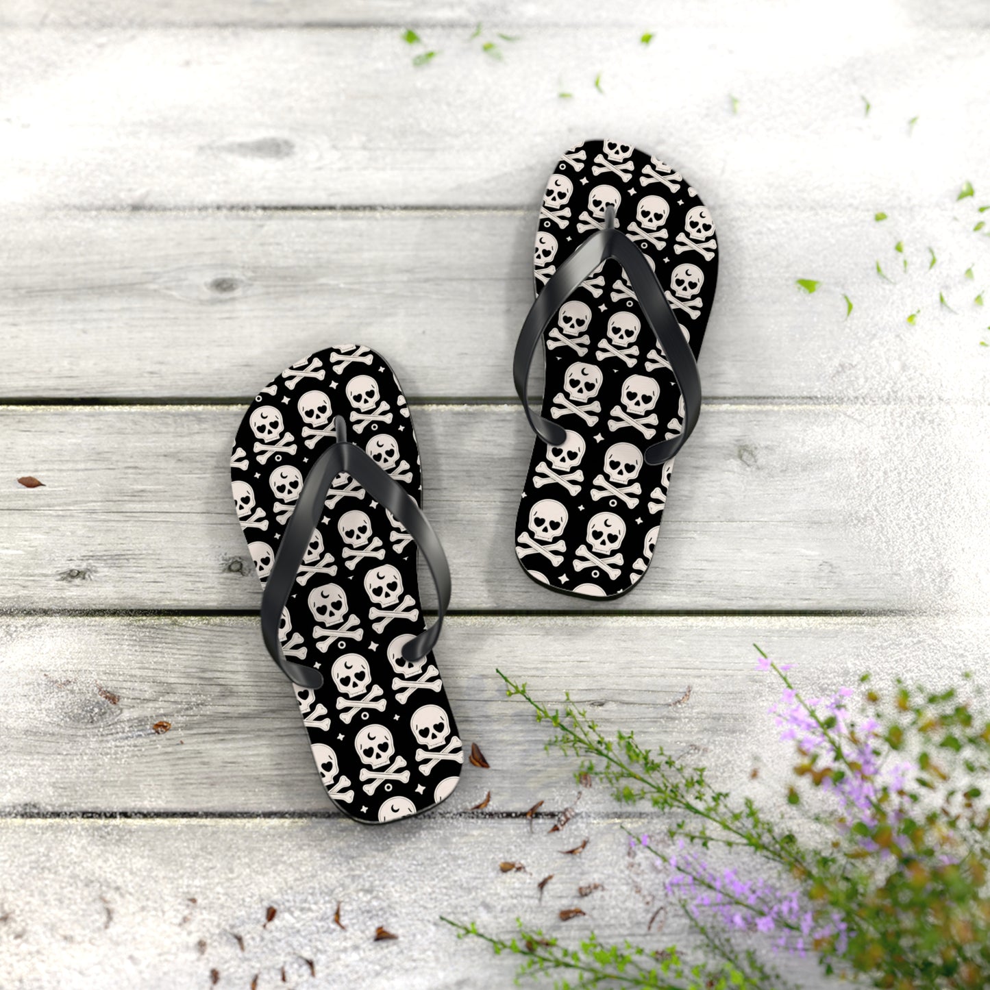 Skull Flip Flops
