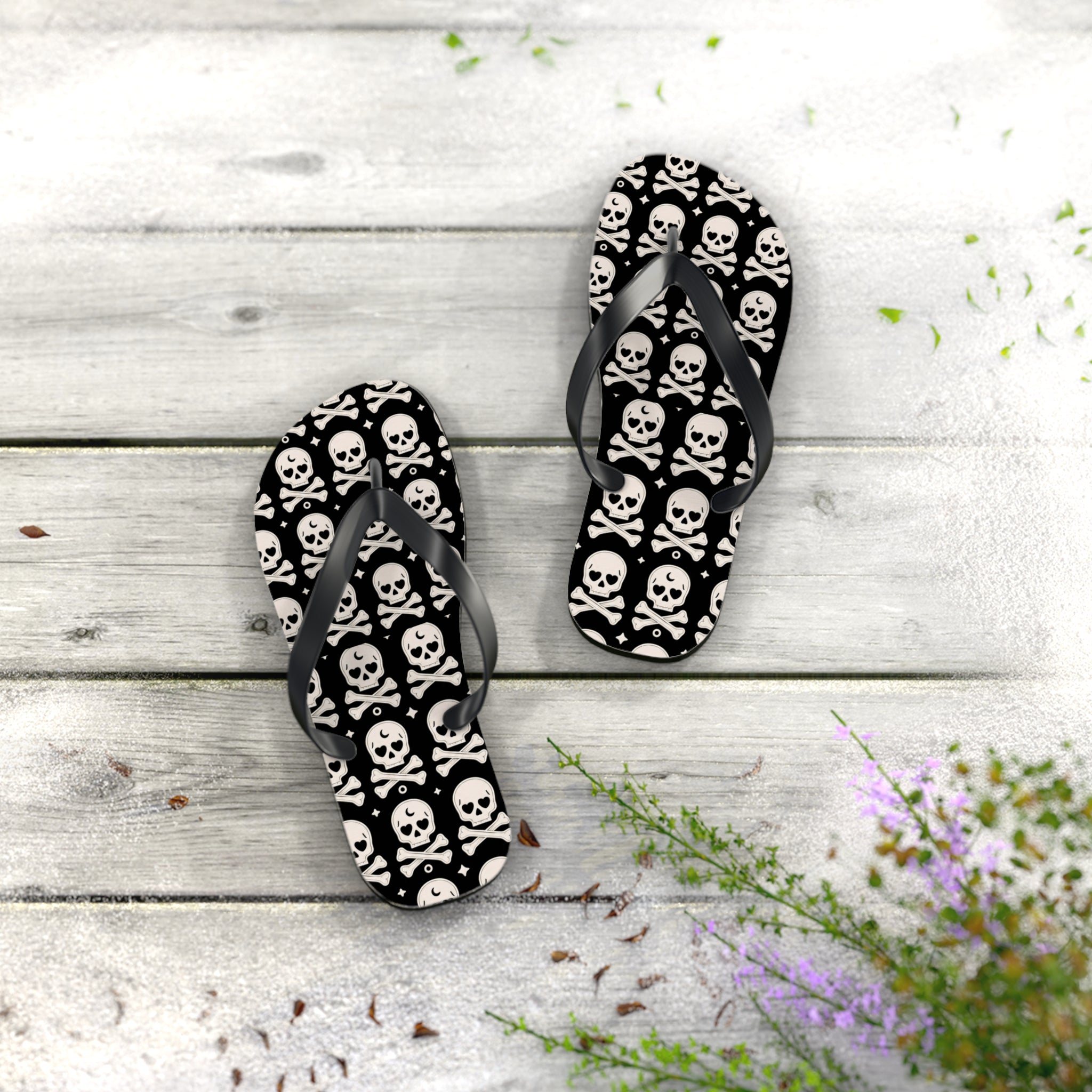 Skull Flip Flops
