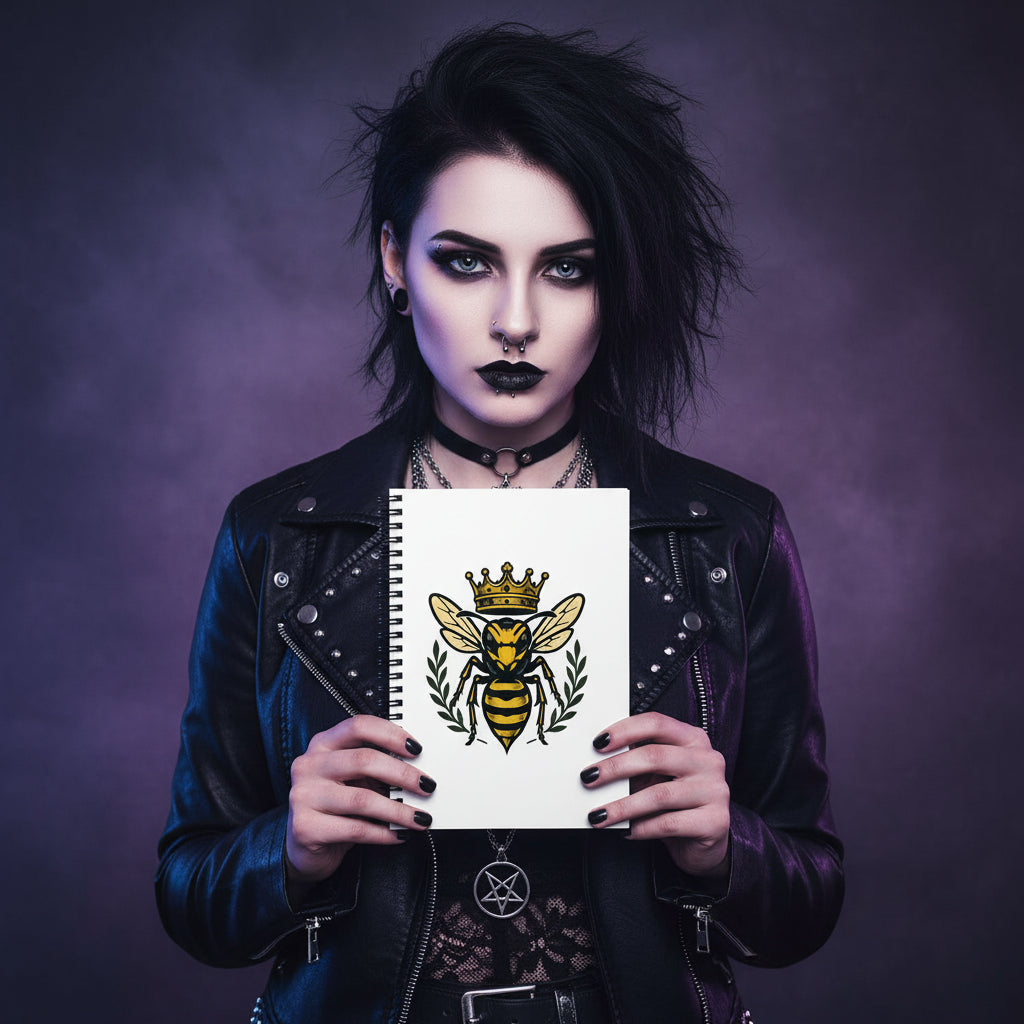 Yellowjackets Royal Bee Spiral Notebook - Ruled Lines