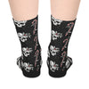 Skull & Candy Cane Mid-Length Socks
