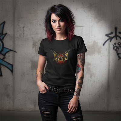 Bat Graphic Babydoll Tee