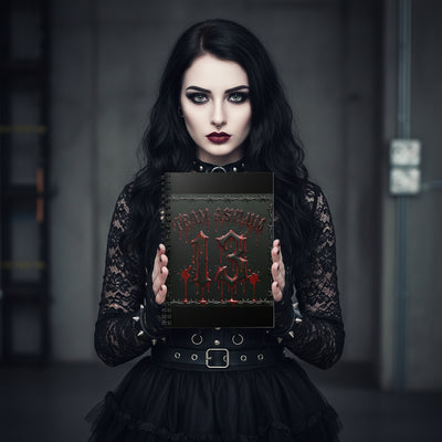 Gothic Team Asylum 13 Spiral Notebook