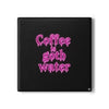 Coffee is Goth Water Drink Coaster