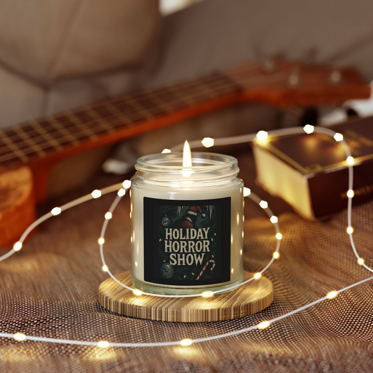 Holiday Horror Show Scented Candle Coconut Apricot Wax (4oz & 9oz)