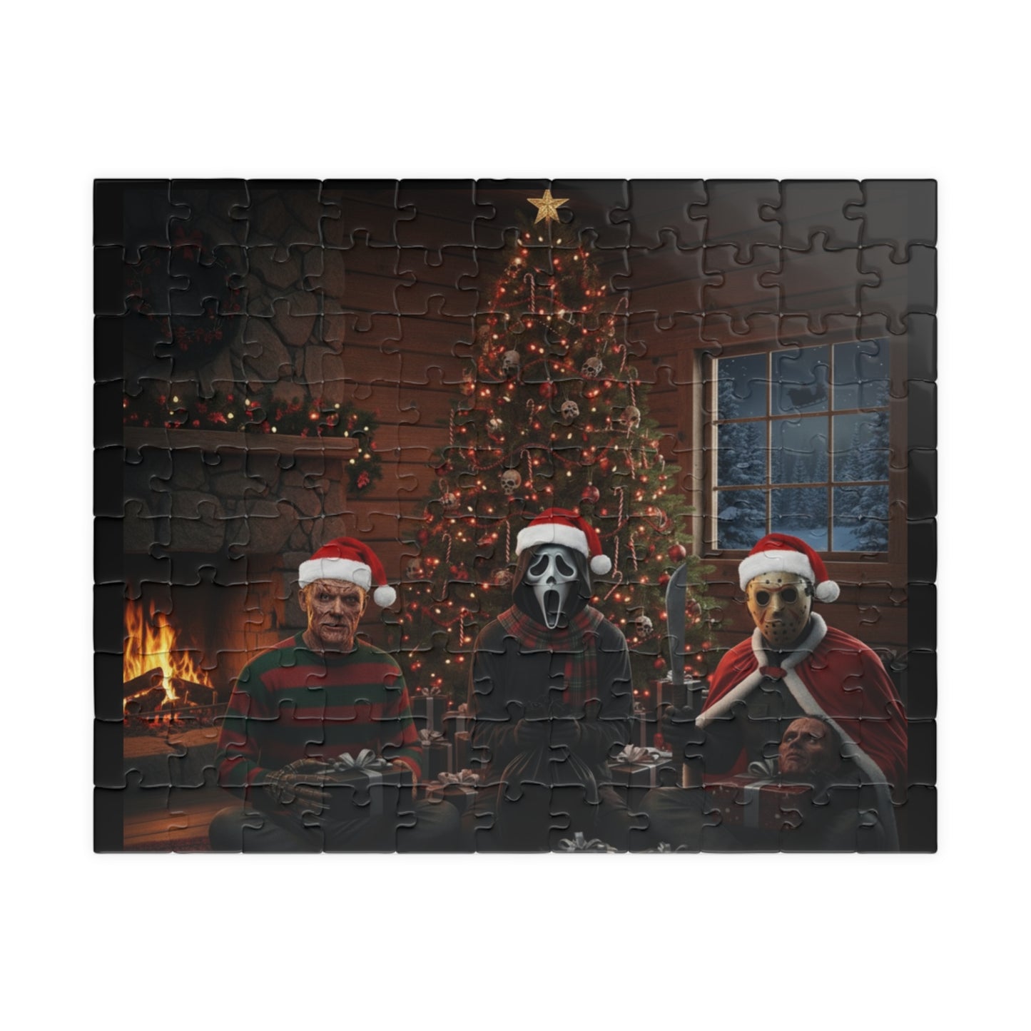 Christmas Horror Movie Characters Puzzle — (110–1014 pcs)