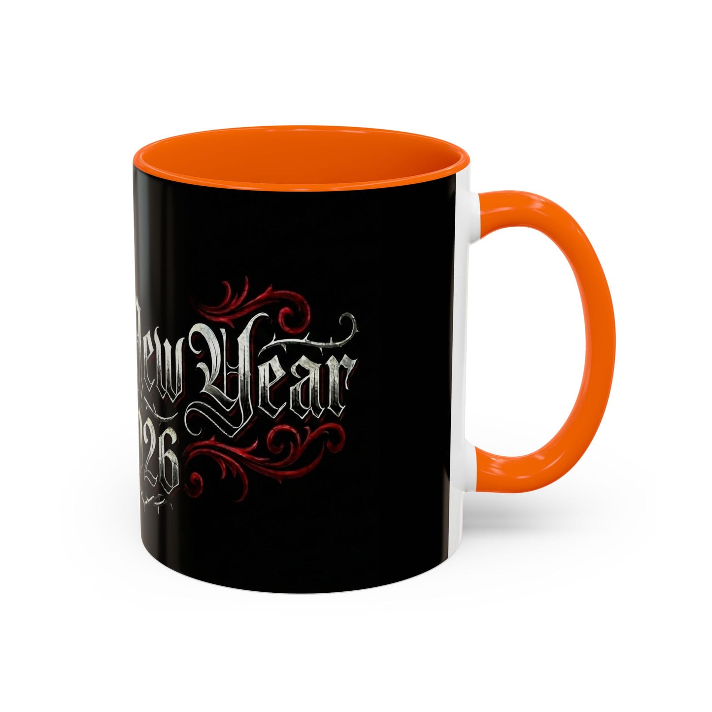 Happy New Year 2026 Accent Coffee Mug