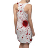Blood Splatter Print Racerback Dress