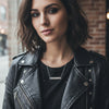 30, Flirty & Thriving | Engraved Horizontal Bar Necklace |