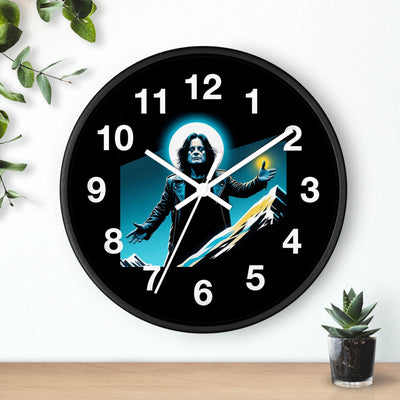 Ozzy Stylish Black Wall Clock with Iconic Design