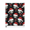 Skull Santa Wrapping Paper Roll