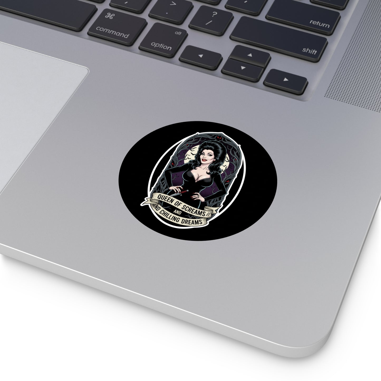 Gothic Queen of Screams Vinyl Stickers
