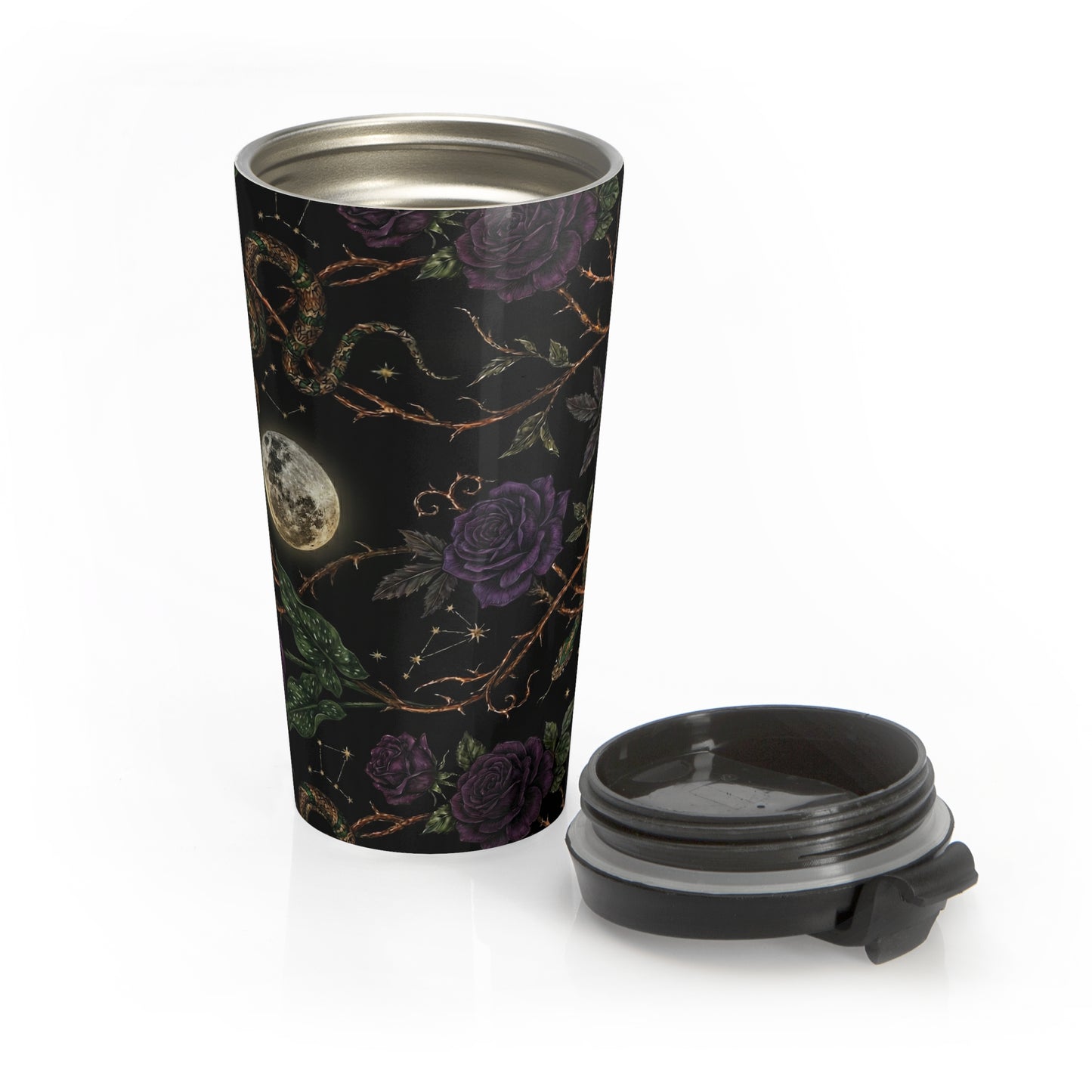 Velvet Nightshade Stainless Steel Travel Mug