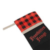 Frostbitten Fringe Plaid Cuffed Christmas Stocking