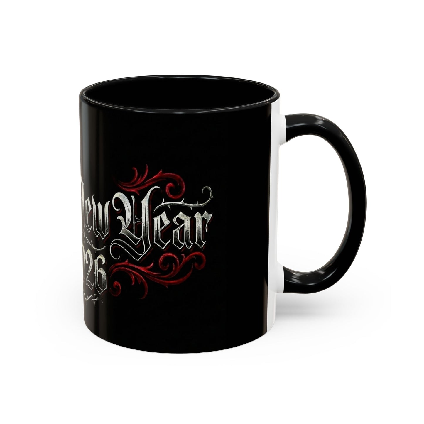 Happy New Year 2026 Accent Coffee Mug