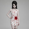 Blood Splatter Print Racerback Dress