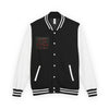 Letterman Gothic 13 Red Metal Patch Varsity Jacket