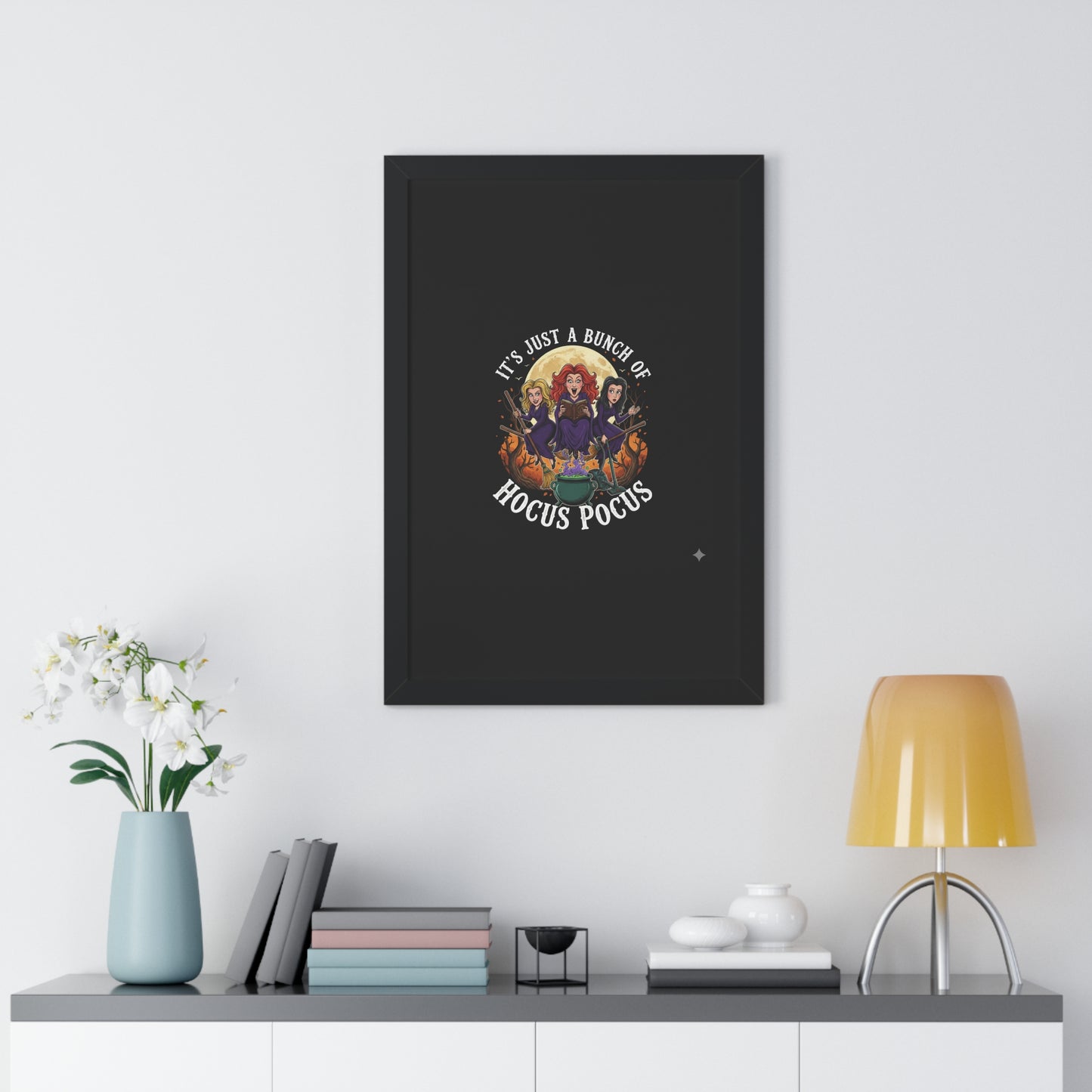 Framed Vertical Poster "It's just a bunch of Hocus Pocus"
