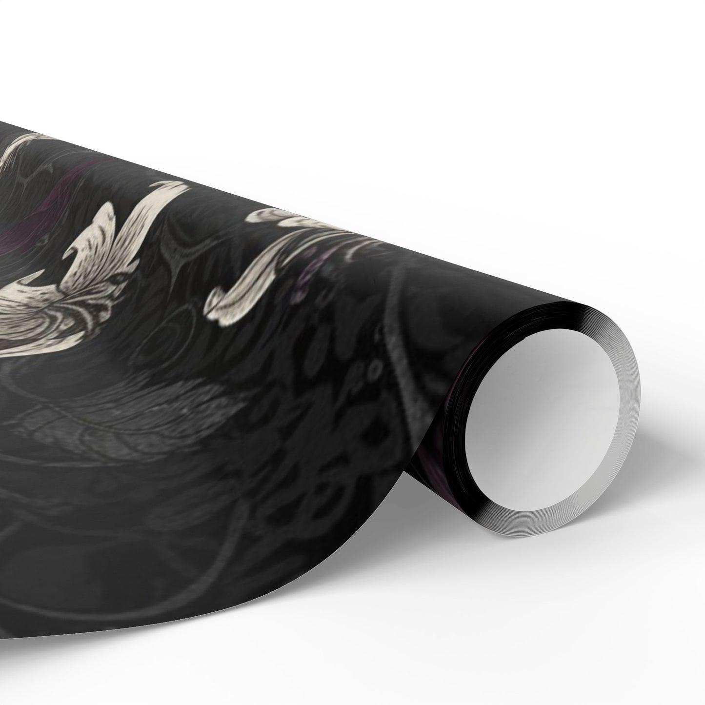 Floral Noir Wrapping Paper Roll