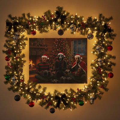 Christmas Horror Canvas Print