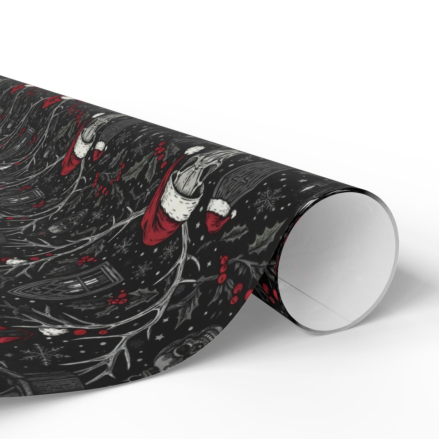 Noel Noir Wrapping Paper Roll