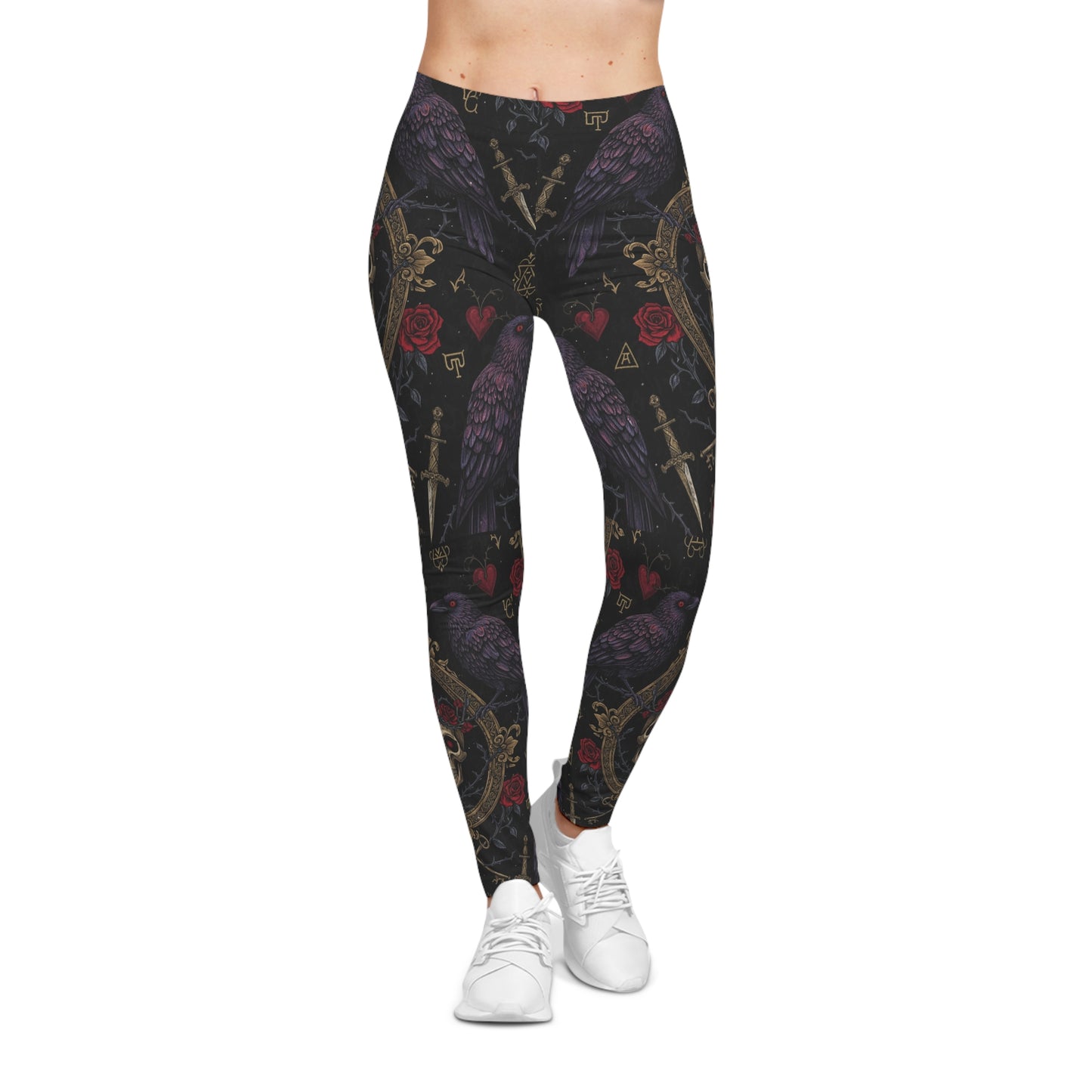 Ravens Rose Leggings for Women