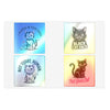 Funny Cat Sticker Sheets - 4 Pcs | Humorous Pet Lover Decals