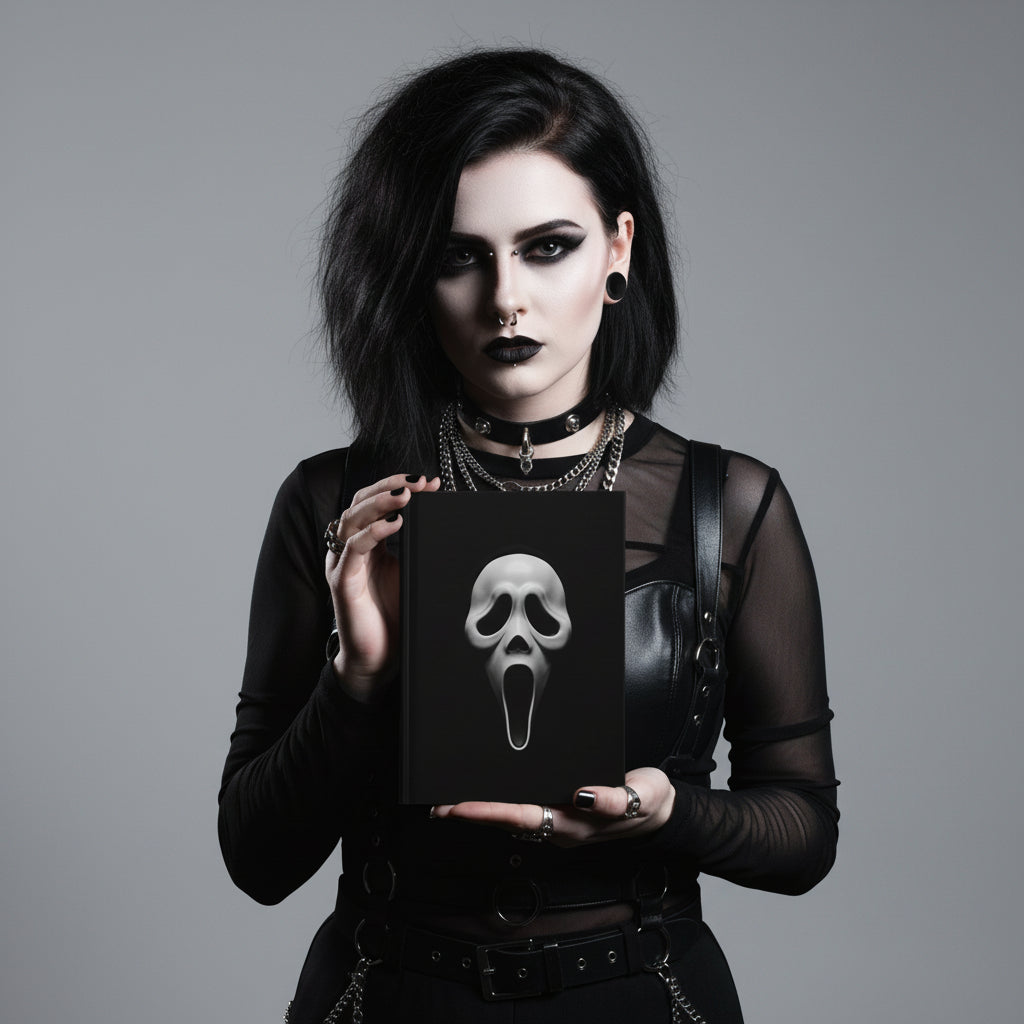 Scream Mask Hardcover Journal