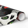 Skull Santa Wrapping Paper Roll