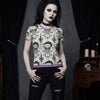 Holiday Skull Cotton Crew Neck T-shirt