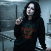 Prettiest Girl in The Morgue Oversized Sweatshirt