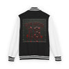 Letterman Gothic 13 Red Metal Patch Varsity Jacket