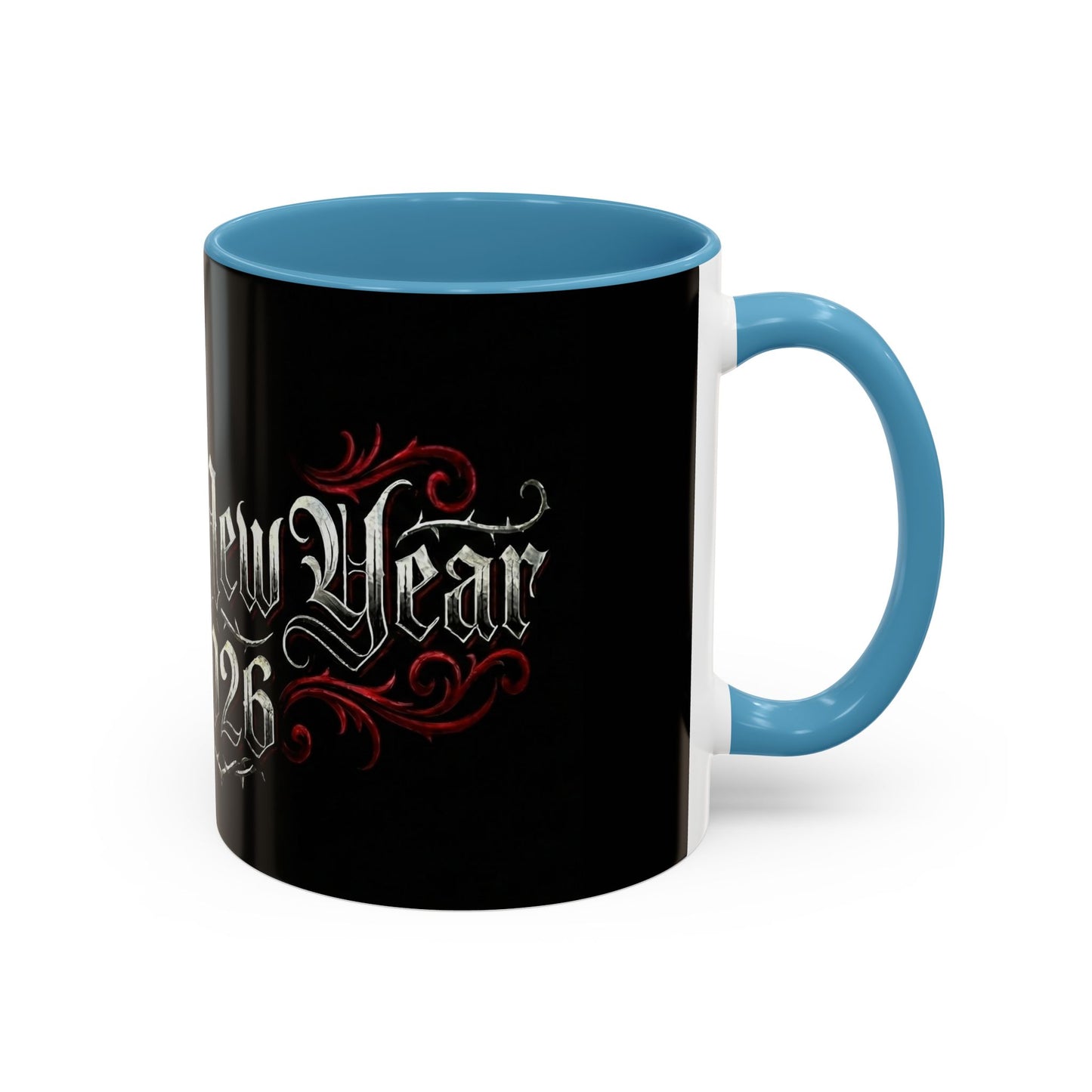 Happy New Year 2026 Accent Coffee Mug