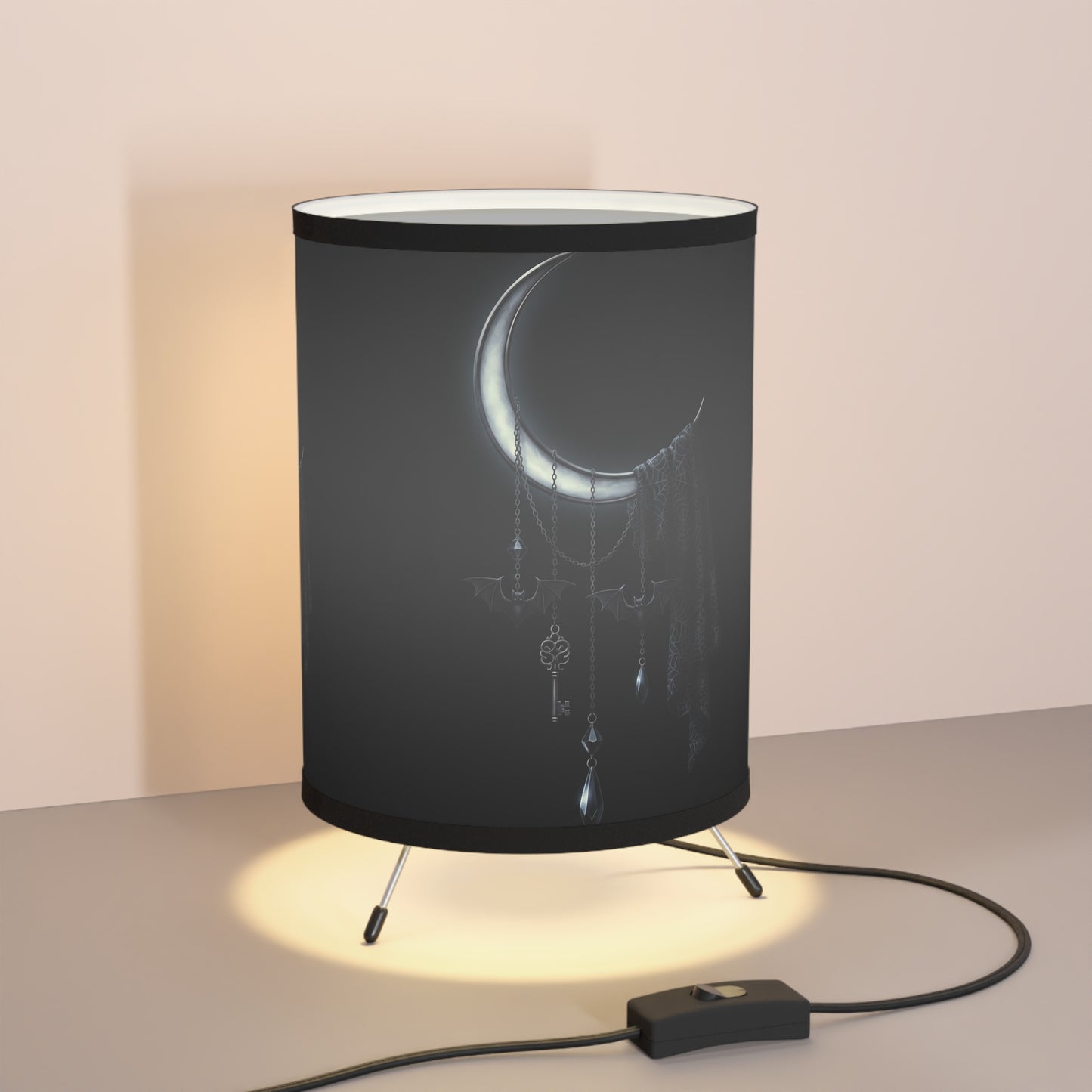 Moon Dreamcatcher Tripod Lamp