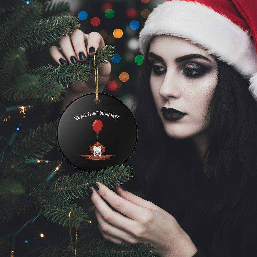 Pennywise Horror Christmas Ornament - We All Float Down Here