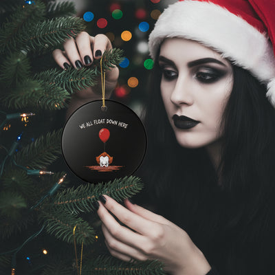 Pennywise Horror Christmas Ornament - We All Float Down Here