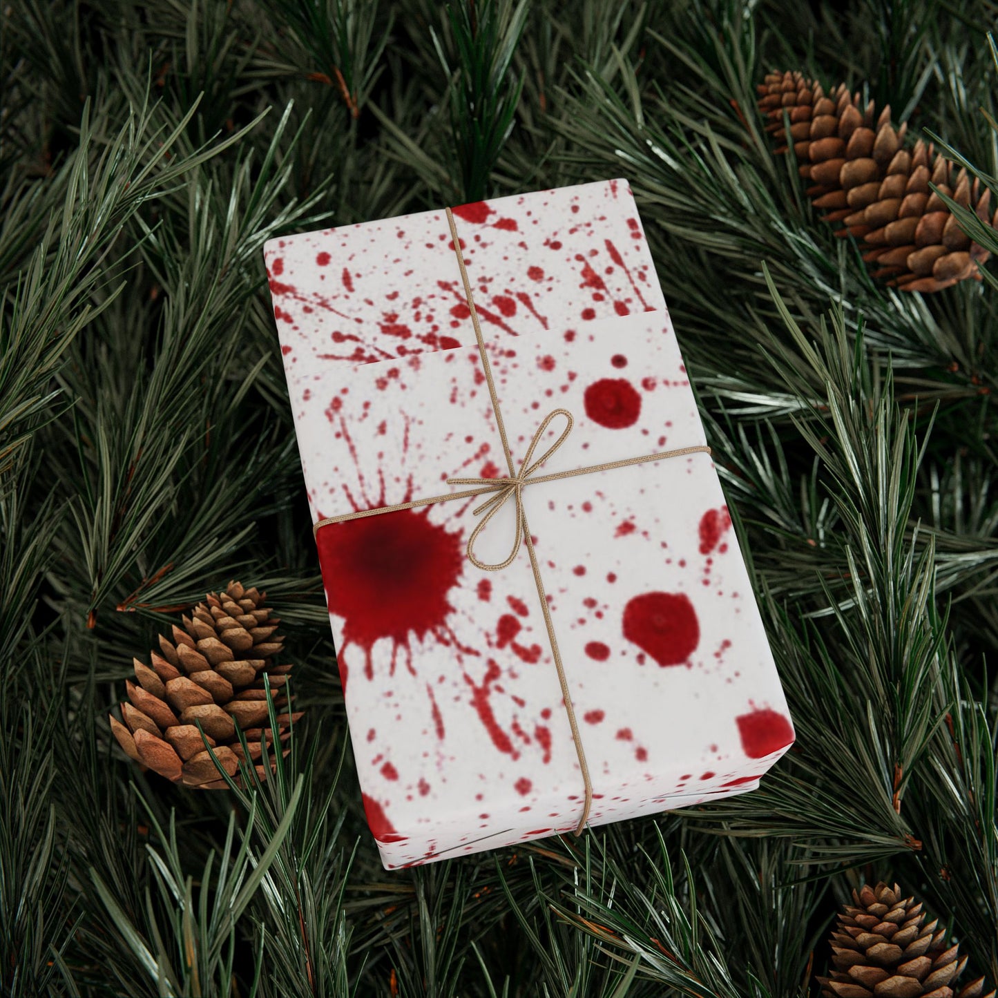 Blood Splatter Wrapping Paper Roll