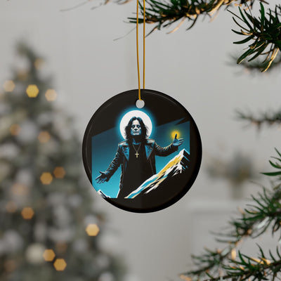 Ozzy Decorative Ceramic Ornaments: Unique Rock N' Roll Inspired Holiday Decor