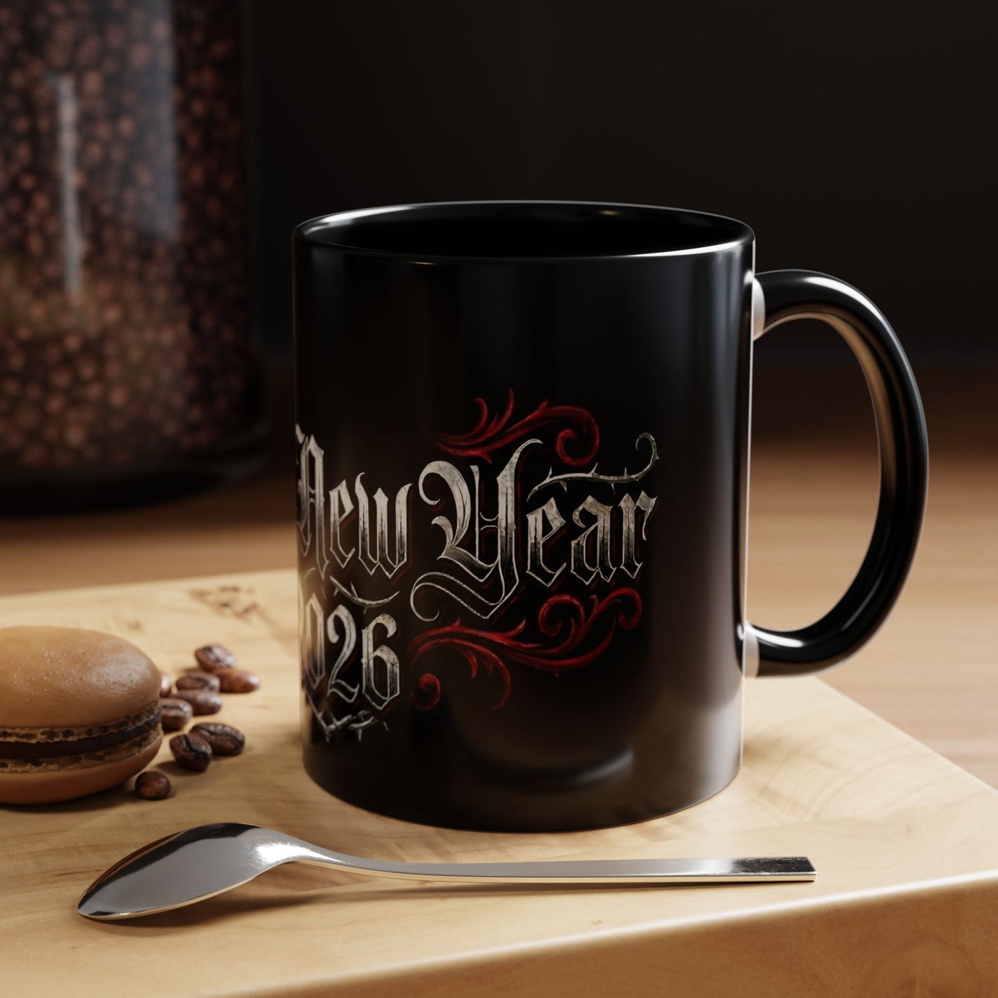 Happy New Year 2026 Accent Coffee Mug