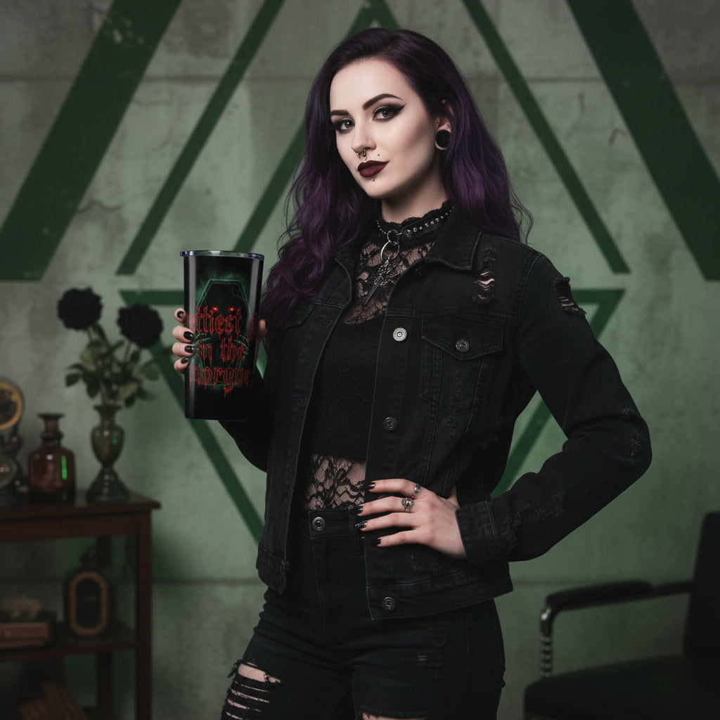 Who's The Prettiest Girl In The Morgue 20oz Tumbler